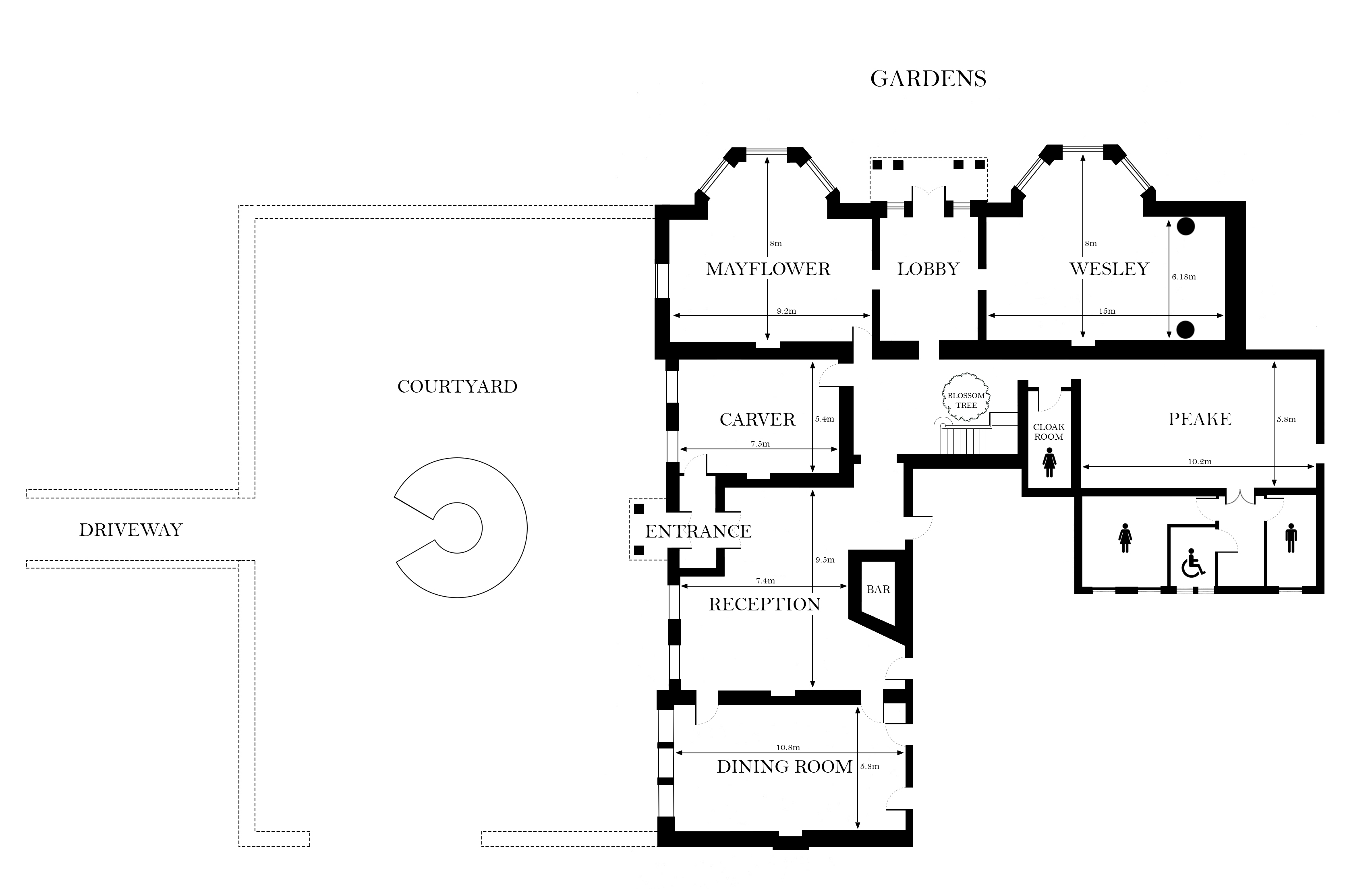 Bawtry Hall Floor Plan